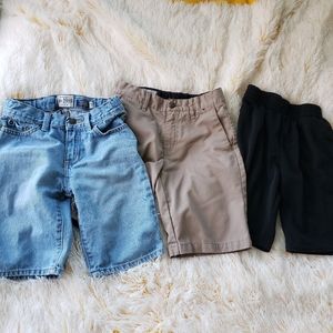 Pack of 3 boy shorts size 7 denim volcom active